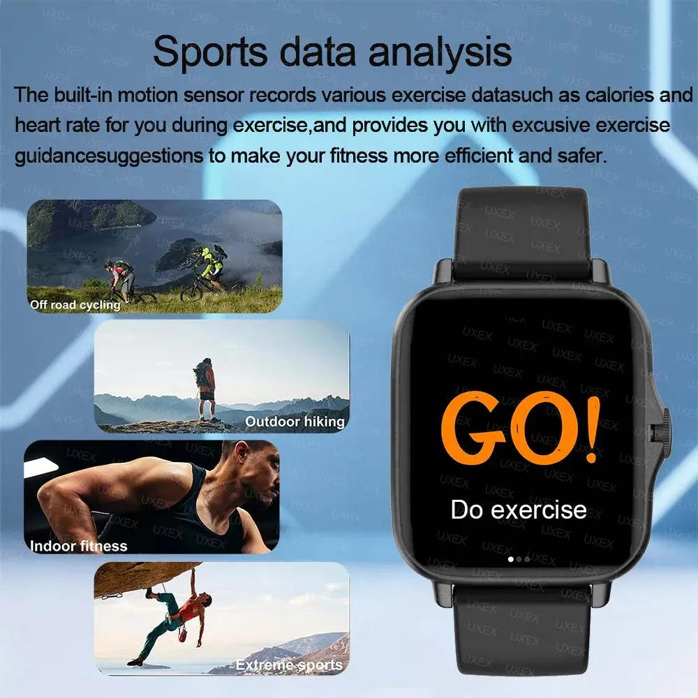 1.83" Smart Watch for Men & Women - Fitness Tracker, Health Monitor, Waterproof, Wireless Calls, Bluetooth 5.1, Compatible with Android & iOS showcase 6