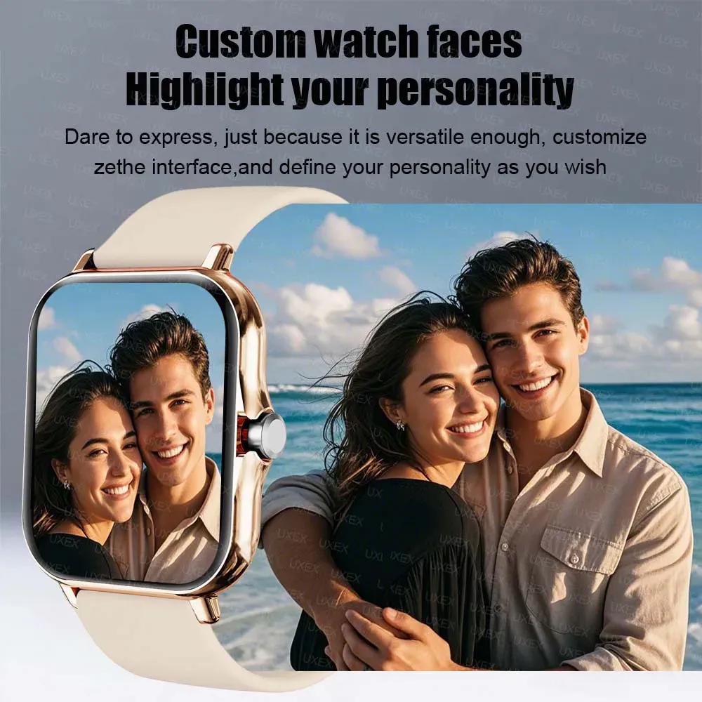 1.83" Smart Watch for Men & Women - Fitness Tracker, Health Monitor, Waterproof, Wireless Calls, Bluetooth 5.1, Compatible with Android & iOS thumbnail 5