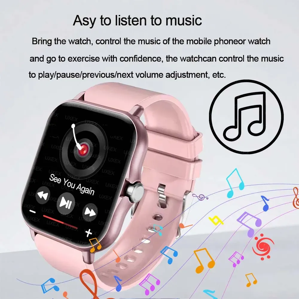 1.83" Smart Watch for Men & Women - Fitness Tracker, Health Monitor, Waterproof, Wireless Calls, Bluetooth 5.1, Compatible with Android & iOS thumbnail 6