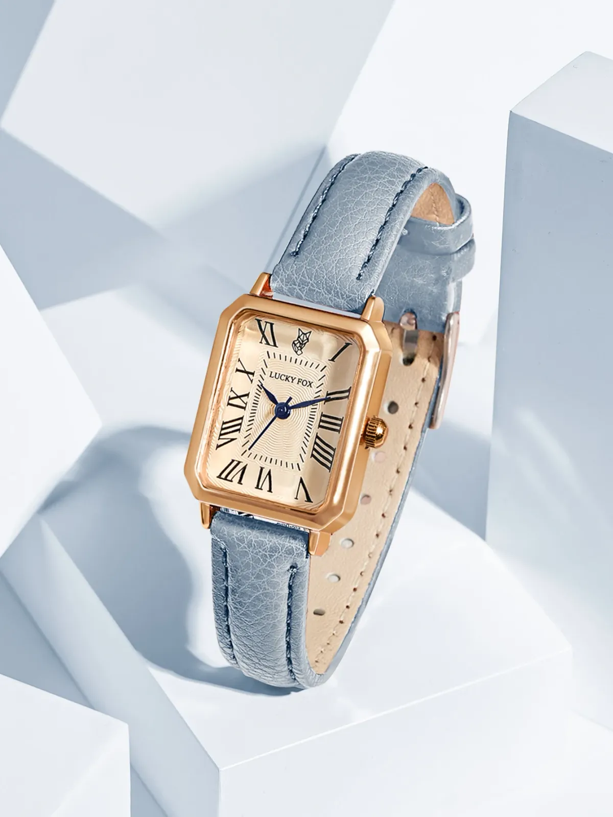 Retro Square Digital Dial Women's Watch - Fashionable Leather Strap Casual Quartz Wristwatch, Perfect Gift showcase 23
