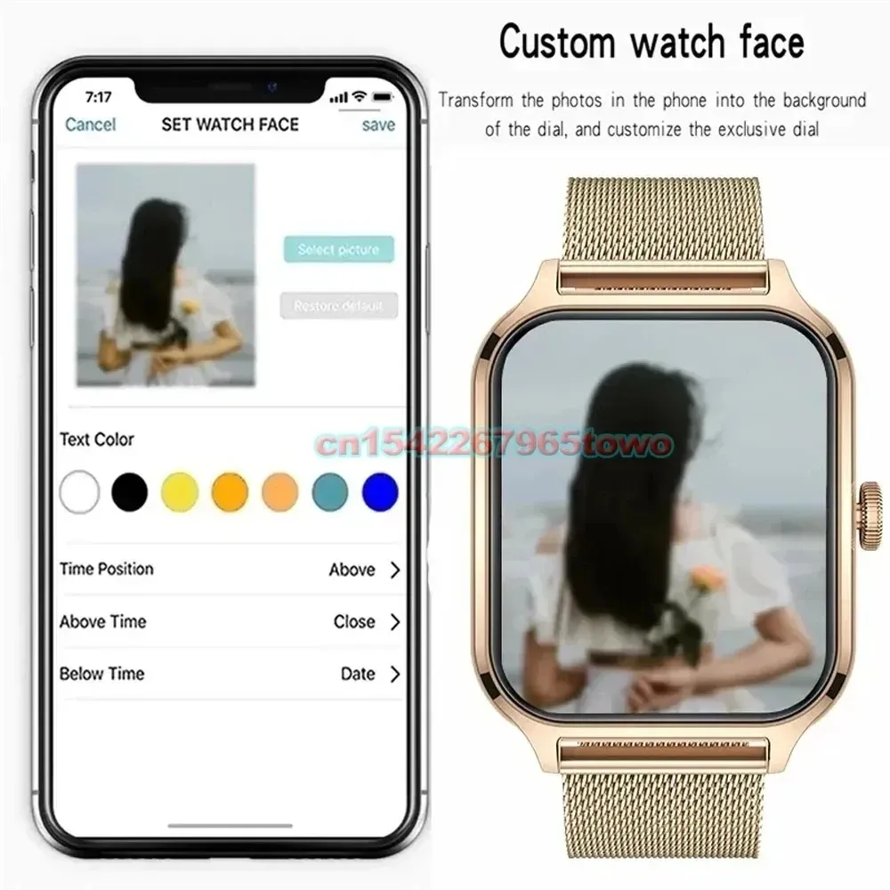 2025 New 1.83" HD Smart Watch for Men & Women, Bluetooth Call, Fitness Tracker, Heart Rate, Blood Pressure Monitor, Alloy Case, Perfect Gift thumbnail 5