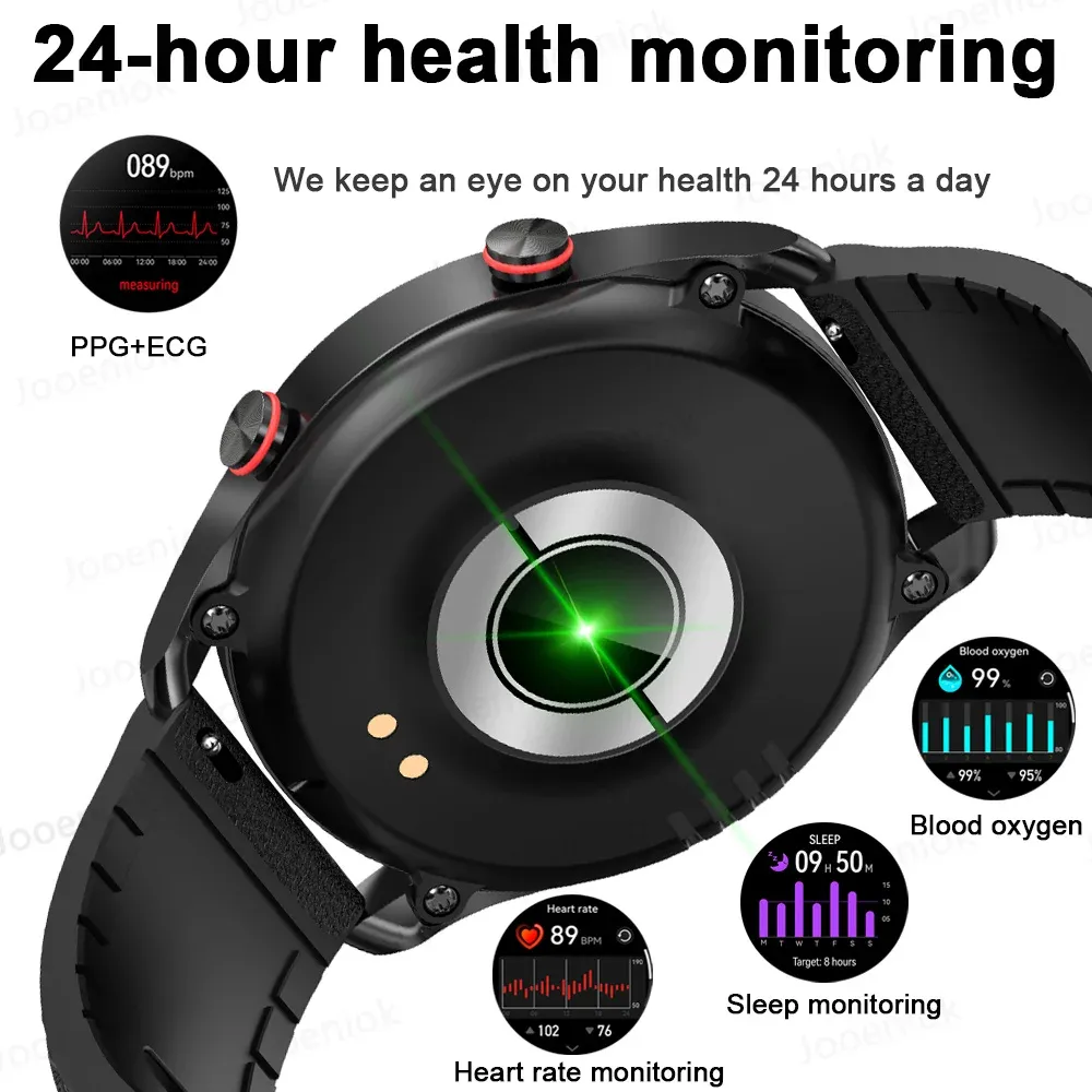 2026 New Smart Watch for Men & Women: ECG+PPG HD Screen, BT Call, GPS Tracker, Heart Rate Monitor, IP68 Waterproof, Fitness Tracker thumbnail 2