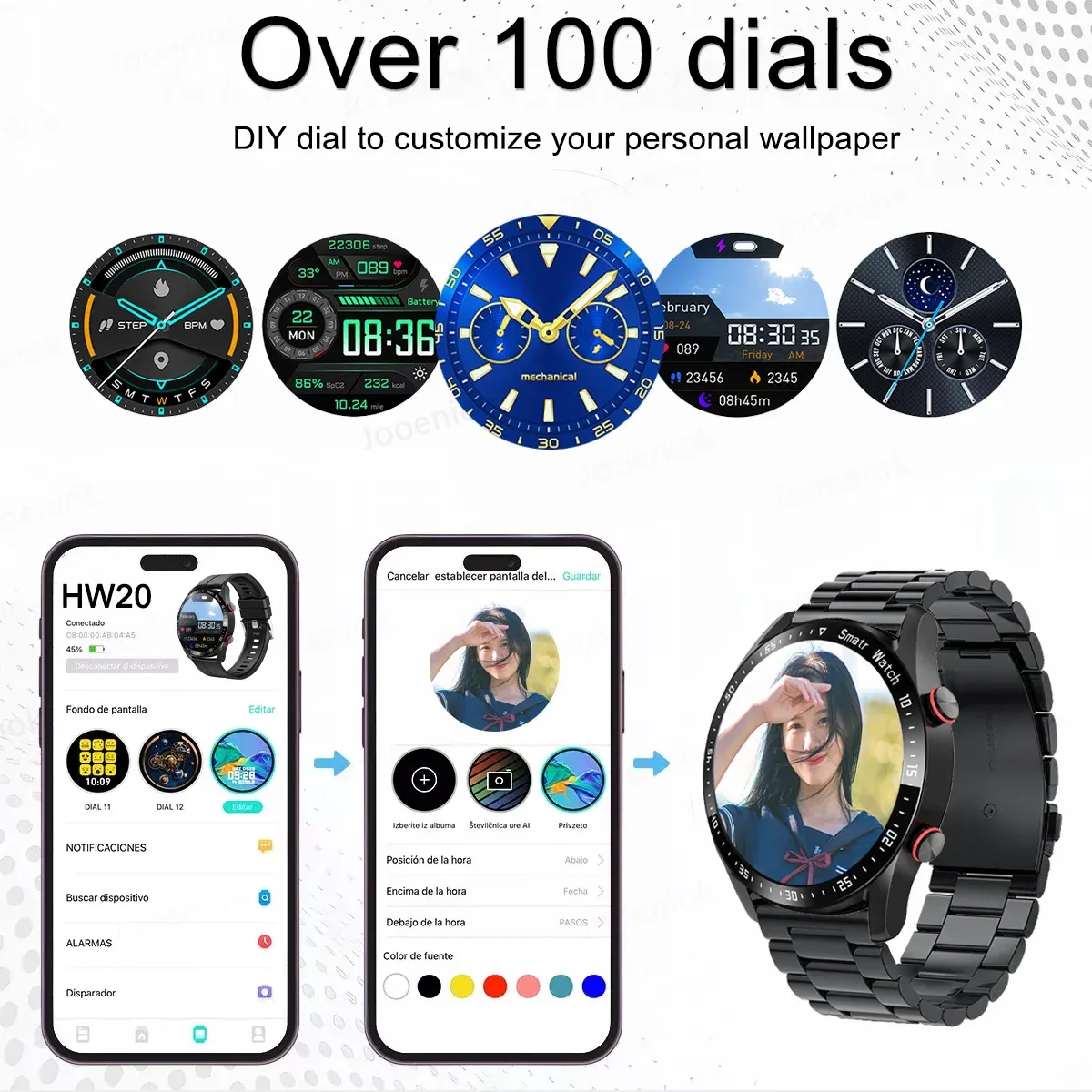 2026 New Smart Watch for Men & Women: ECG+PPG HD Screen, BT Call, GPS Tracker, Heart Rate Monitor, IP68 Waterproof, Fitness Tracker thumbnail 5