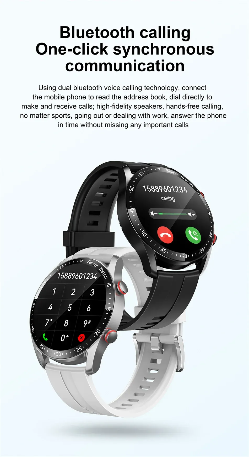 2026 New Smart Watch for Men & Women: ECG+PPG HD Screen, BT Call, GPS Tracker, Heart Rate Monitor, IP68 Waterproof, Fitness Tracker showcase 4