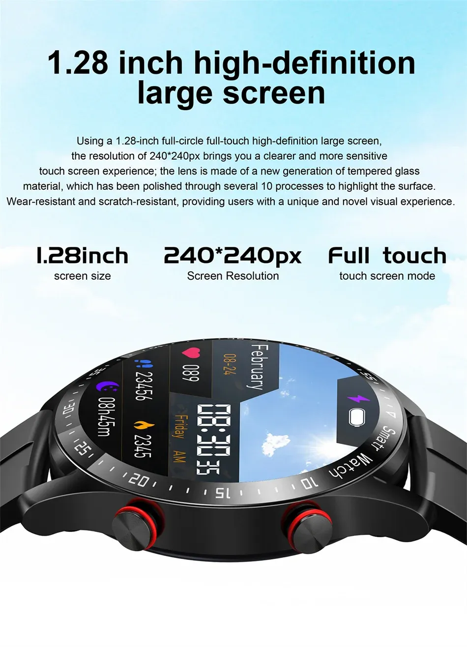 2026 New Smart Watch for Men & Women: ECG+PPG HD Screen, BT Call, GPS Tracker, Heart Rate Monitor, IP68 Waterproof, Fitness Tracker showcase 3