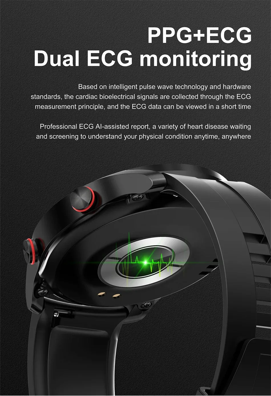 2026 New Smart Watch for Men & Women: ECG+PPG HD Screen, BT Call, GPS Tracker, Heart Rate Monitor, IP68 Waterproof, Fitness Tracker showcase 12