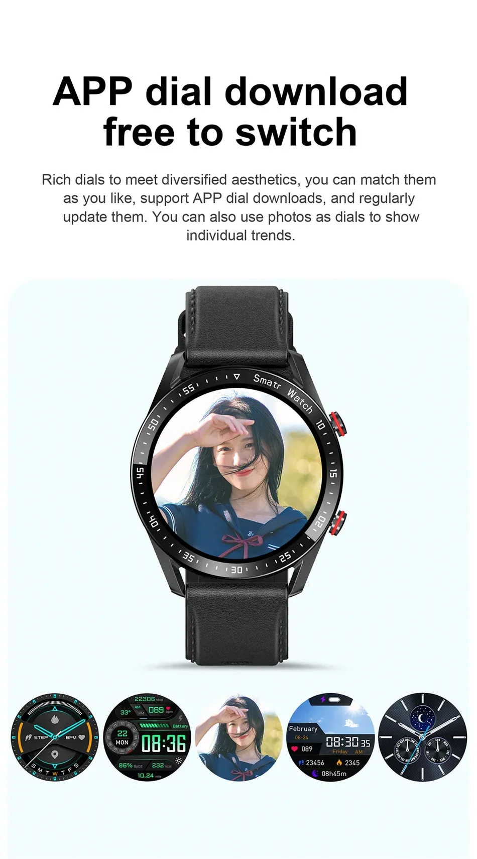 2026 New Smart Watch for Men & Women: ECG+PPG HD Screen, BT Call, GPS Tracker, Heart Rate Monitor, IP68 Waterproof, Fitness Tracker showcase 8