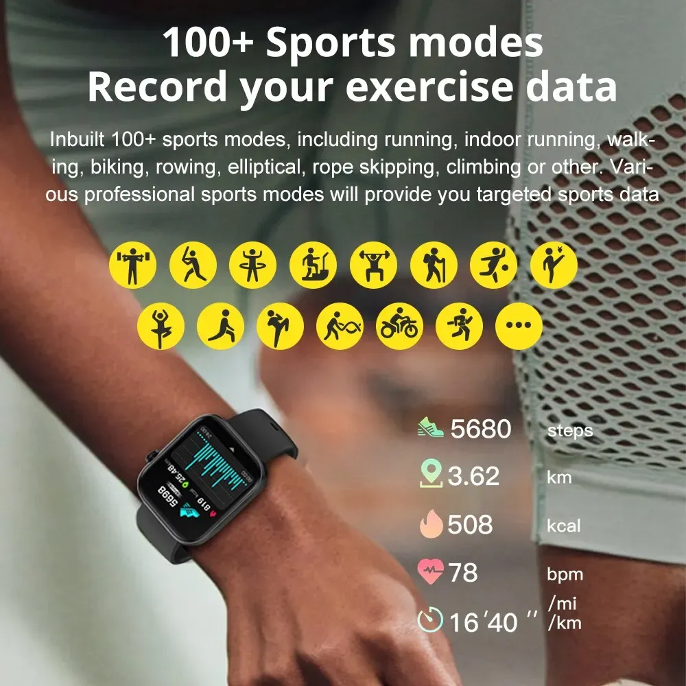 COLMI P71 Smartwatch for Men & Women: Voice Calling, Health Monitoring, 1.9" Display, IP68 Waterproof, 100+ Sports Modes, 230+ Watch Faces, 10-Day Battery Life thumbnail 6