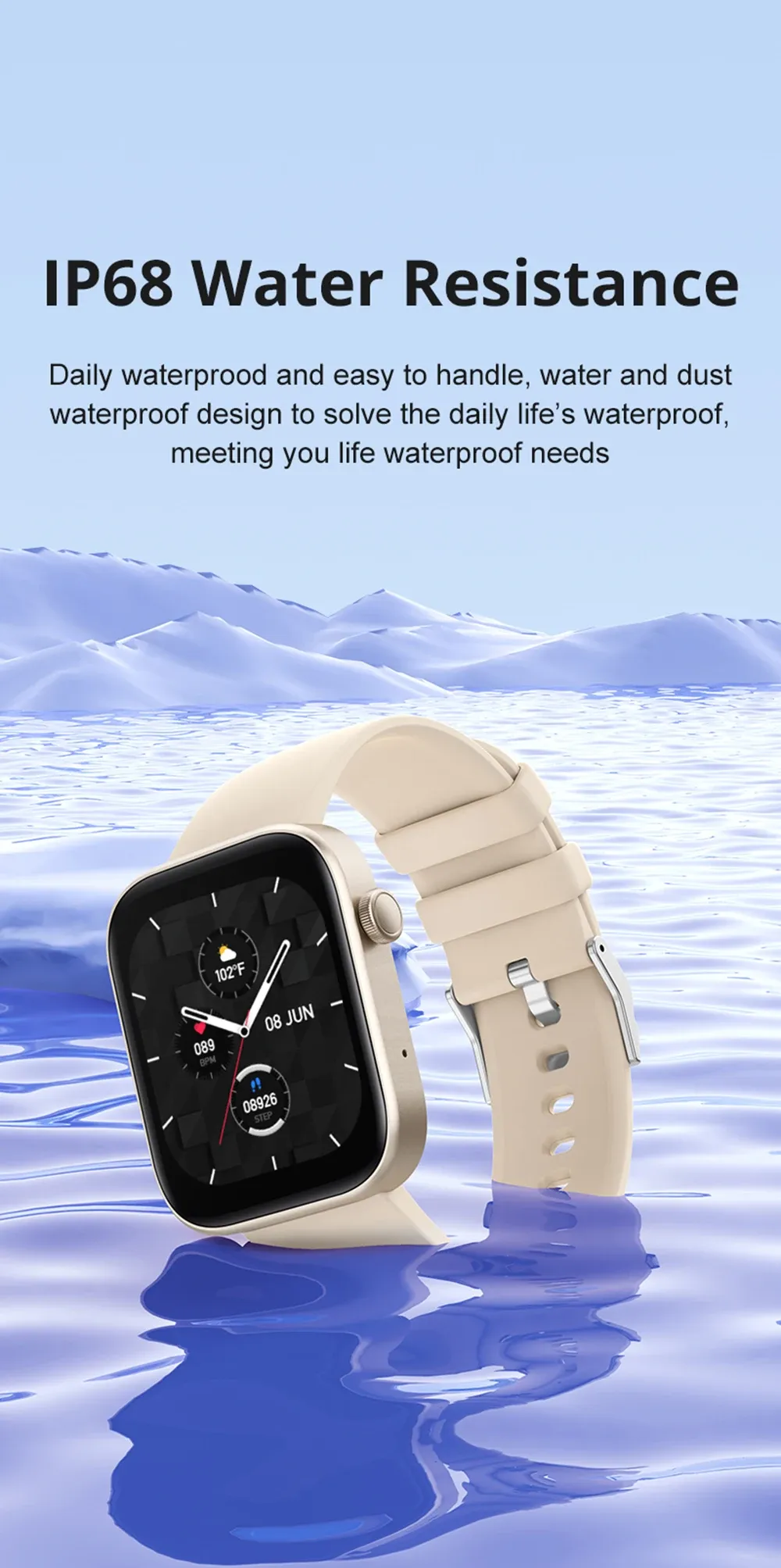 COLMI P71 Smartwatch for Men & Women: Voice Calling, Health Monitoring, 1.9" Display, IP68 Waterproof, 100+ Sports Modes, 230+ Watch Faces, 10-Day Battery Life showcase 9