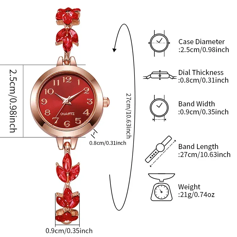 Luxury Rhinestone Bracelet Watch for Women - Elegant Quartz Movement, Fashionable Alloy Design, CE Certified, Water Resistant for Daily Wear showcase 8