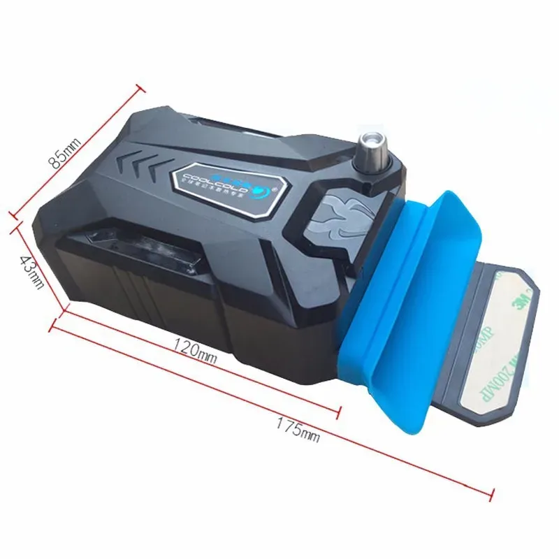 Portable Vacuum Laptop Cooler USB External Extracting Cooling Fan for 15-17 Inch Laptops - Fast Cooling, Adjustable Speed, Game Style Design thumbnail 4
