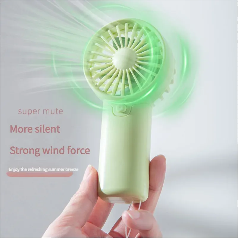 MEET SUN Portable Mini Fan - Lightweight AA Battery Handheld Air Cooler, Creative Pocket Fan for On-the-Go Cooling, Ideal for Travel and Personal Use thumbnail 4