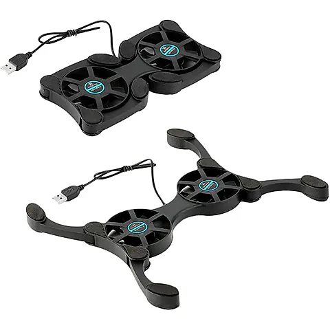 Ultra Slim USB Laptop Cooling Pad for 7-15" Laptops - Low Noise, Portable, Prevents Overheating, Gaming & Everyday Use