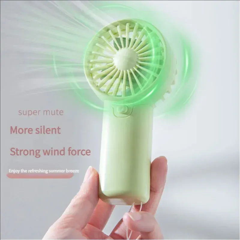 MEET SUN Portable Mini Fan, Creative Lightweight Handheld Pocket Fan, Convenient AA Battery Air Cooler for Personal Use, Travel, Office, Outdoor thumbnail 4