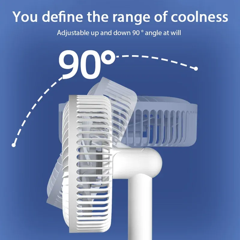 Portable USB Mini Electric Desk Fan - High Wind, Compact Cooling for Home, Dorm, Office - Personal Air Circulator Cooler showcase 5