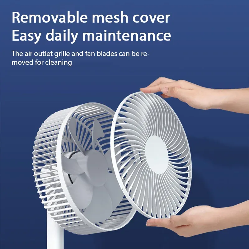Portable USB Electric Desk Fan - Mini Table Air Cooler for Home, Dorm, Office - High Wind Power, Compact & Lightweight for Personal Cooling thumbnail 2