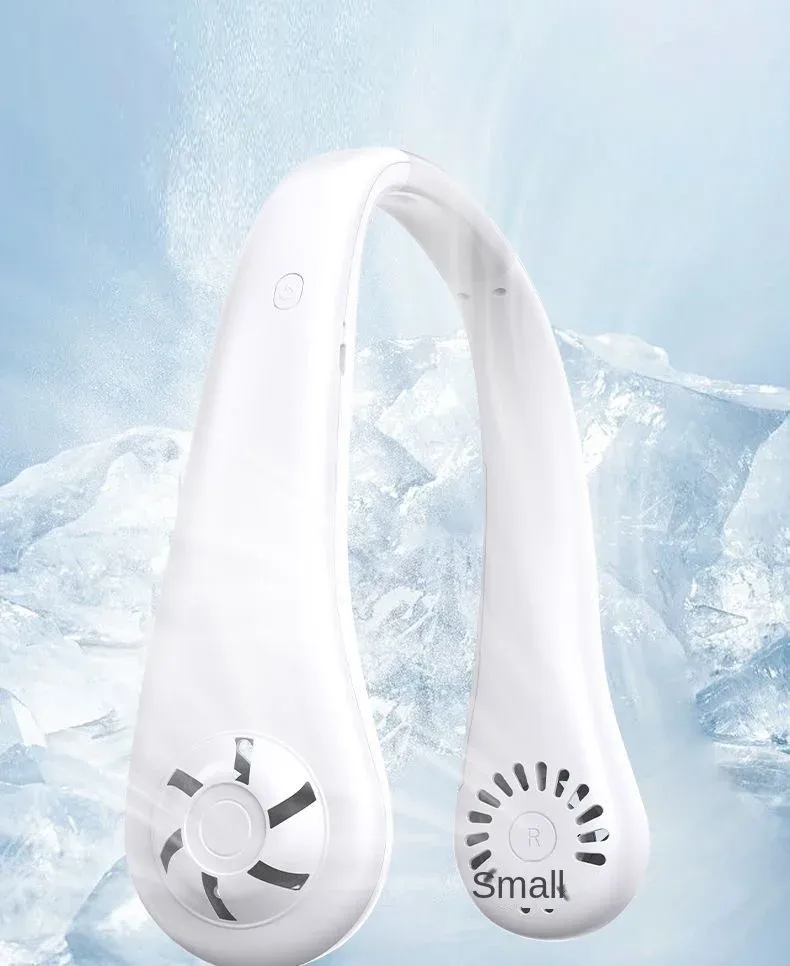 Portable Bladeless Neck Fan 2025 - Rechargeable Mini Air Cooler with 3 Speed Settings, Hands-Free Design for Summer Sports & Outdoor Use showcase 4