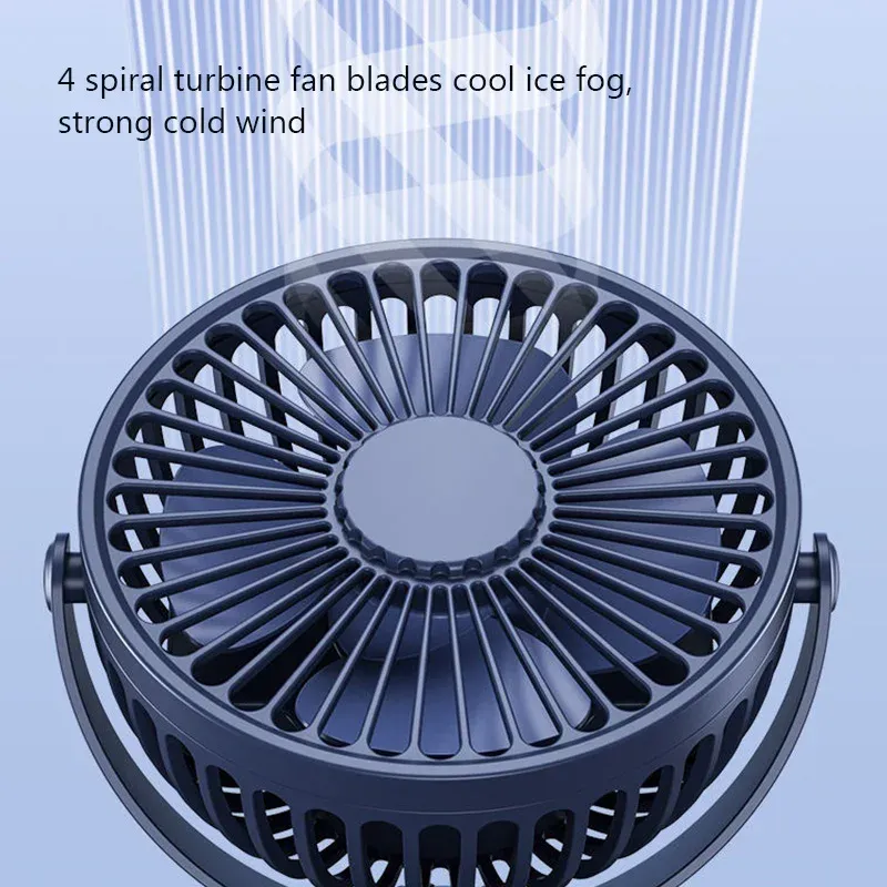 Portable Clip-On USB Fan, 3-Speed Quiet Mini Desk Fan with Air Cooler Function, Ideal for Home, Office, Strollers, and Outdoor Use showcase 7