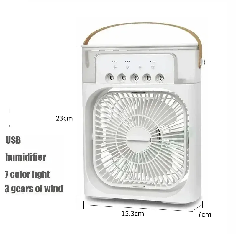 Portable 3-in-1 Mini Air Cooler Fan with Humidifier & 7-Color LED Night Light - Personal Air Conditioner for Home & Office showcase 10