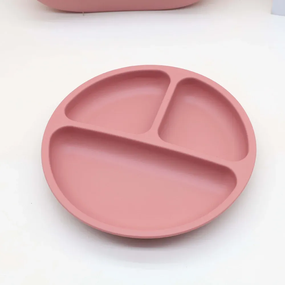 6-Piece Baby Tableware Set with Bib, Bowl, Plate, Cup, Wooden Handle Spoon & Fork - Safe & Durable for Infants and Toddlers showcase 6