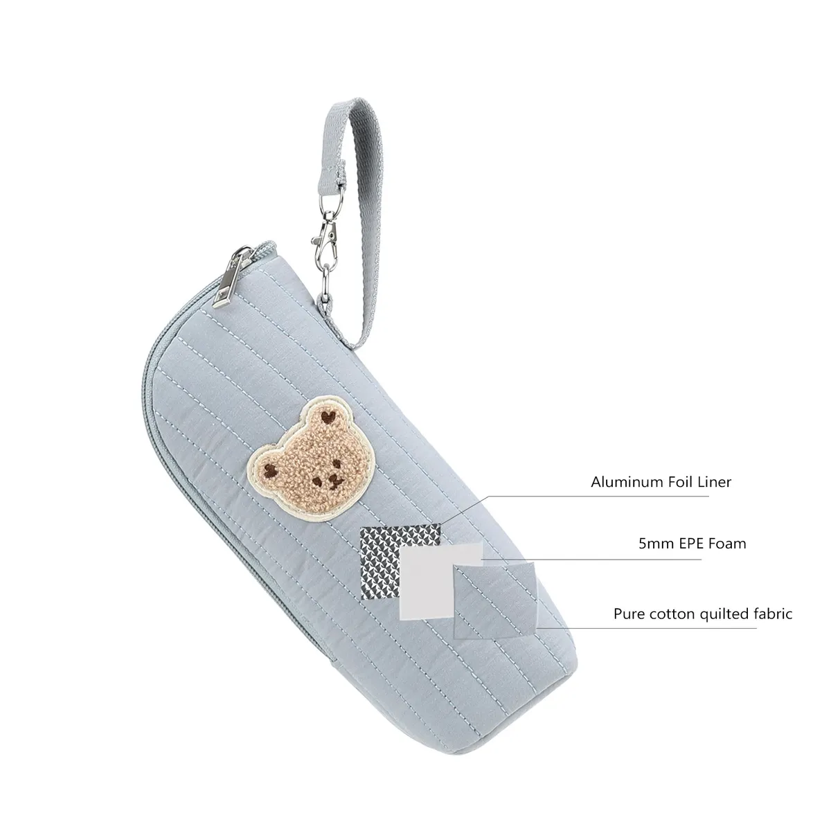 Portable Cartoon Baby Bottle Warmer Bag Insulated Aluminum Foil Stroller Hanging Bag for Infant Feeding On-the-Go showcase 17