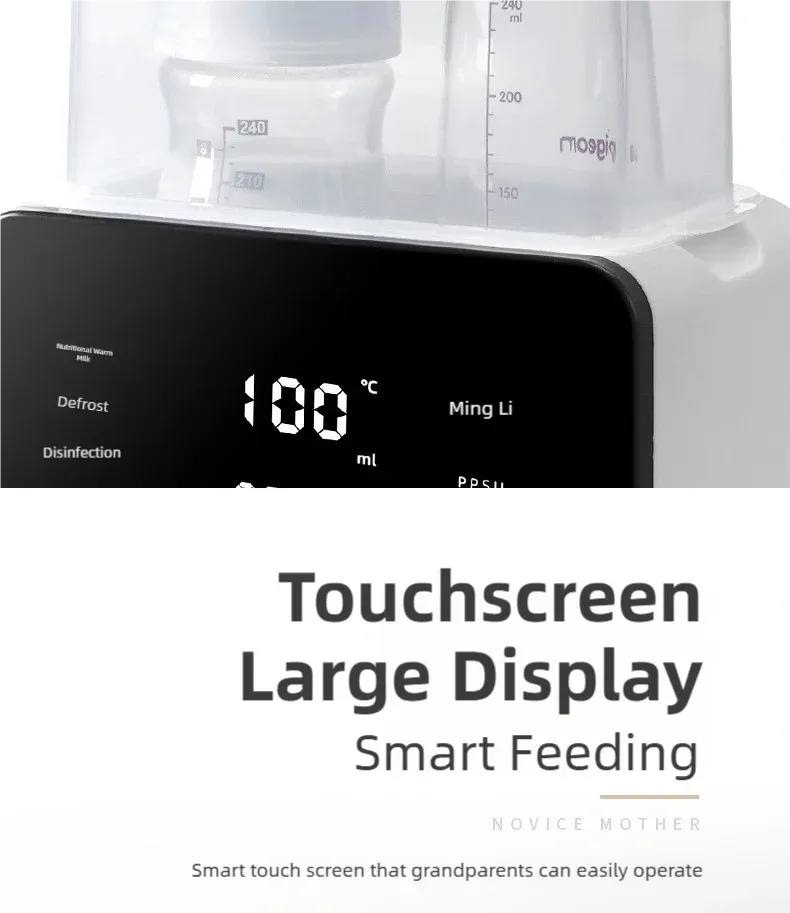 TINSOL Smart Baby Bottle Warmer & Sterilizer - Multifunctional Thermos for Quick Milk Heating & Breastmilk Warming, Essential Baby Product showcase 19