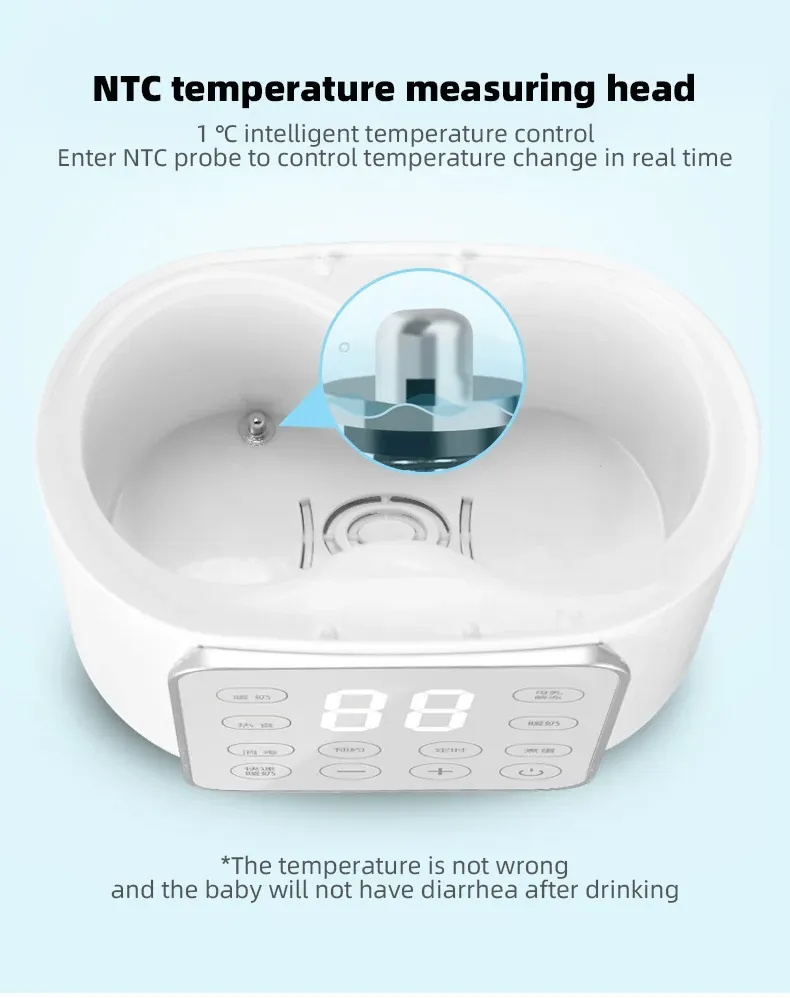 Multi-function Baby Bottle Warmer: Fast Food Heater, Milk Warmer & Sterilizer with Accurate Temperature Control for Infants showcase 5