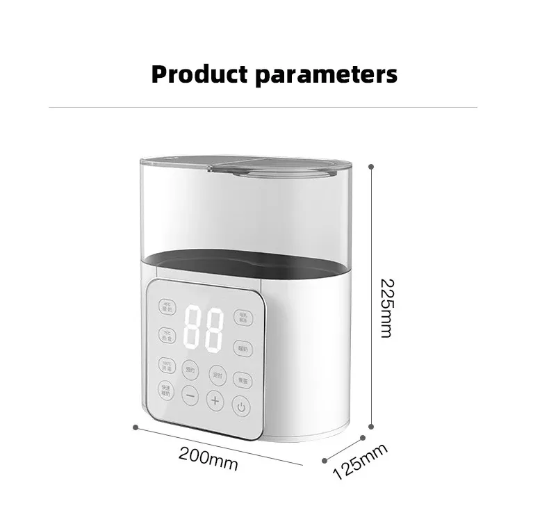 Multi-function Baby Bottle Warmer: Fast Food Heater, Milk Warmer & Sterilizer with Accurate Temperature Control for Infants showcase 10