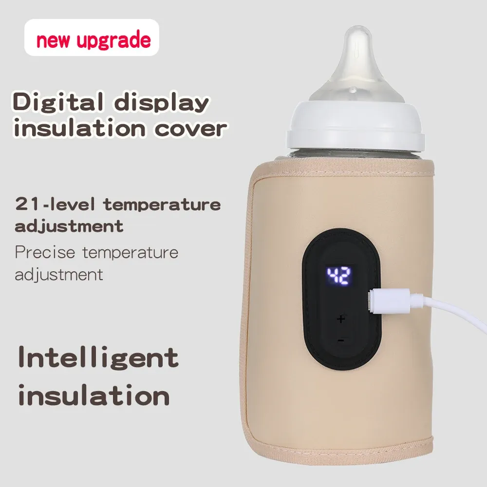Portable USB Baby Milk Warmer & Bottle Heater for Travel - Safe, Compact, Easy to Use On-the-Go for Infants thumbnail 1