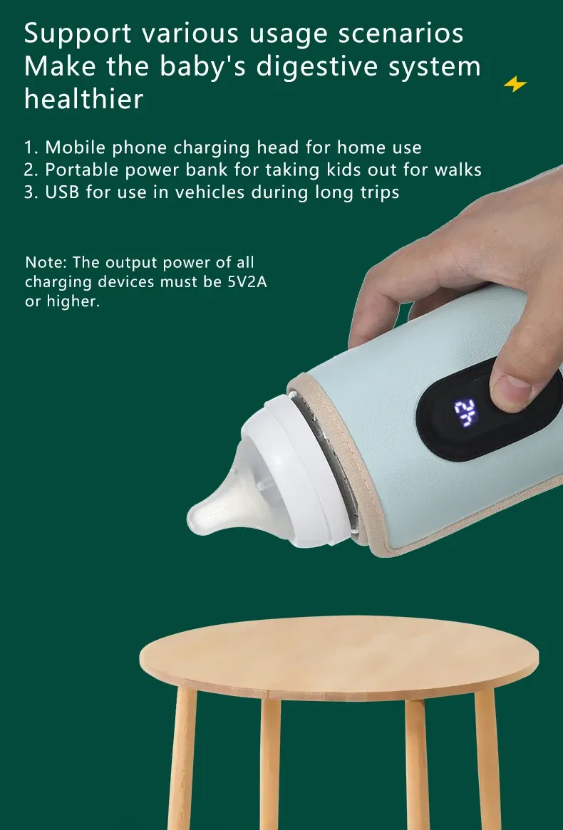 Portable USB Baby Milk Warmer & Bottle Heater for Travel - Safe, Compact, Easy to Use On-the-Go for Infants showcase 9