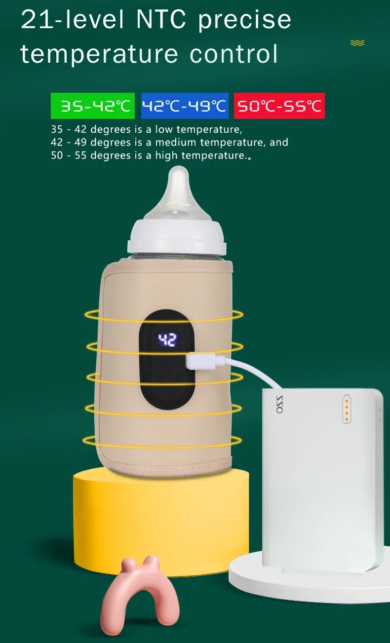 Portable USB Baby Milk Warmer & Bottle Heater for Travel - Safe, Compact, Easy to Use On-the-Go for Infants showcase 6