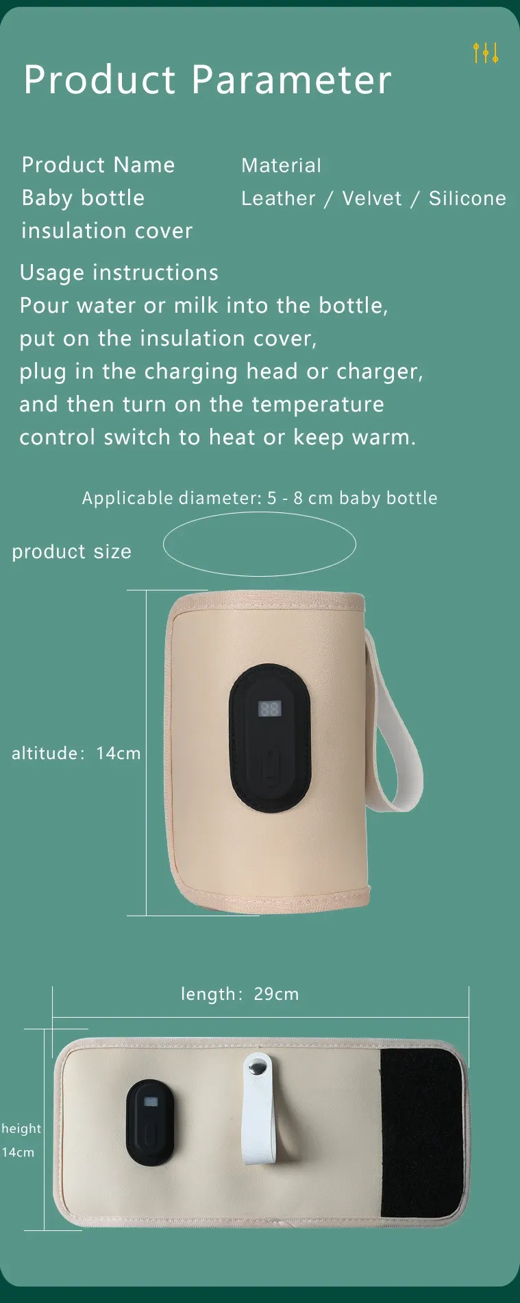Portable USB Baby Milk Warmer & Bottle Heater for Travel - Safe, Compact, Easy to Use On-the-Go for Infants showcase 13