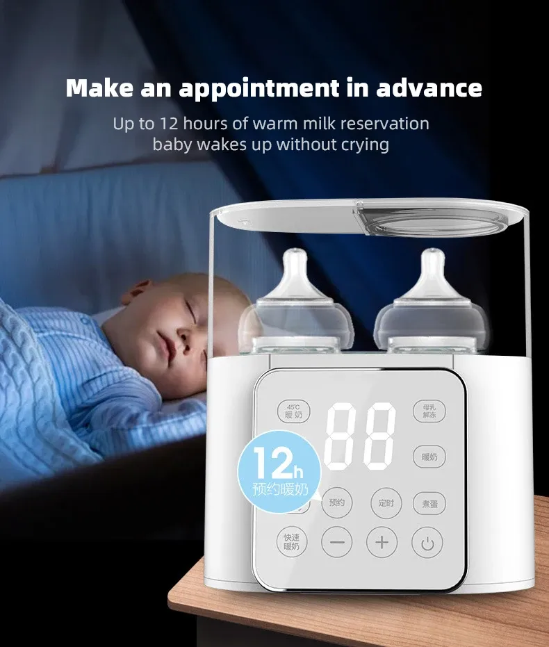 Multi-function Baby Bottle Warmer & Food Heater - Fast Sterilizer with Accurate Temperature Control for Milk & Baby Food showcase 3