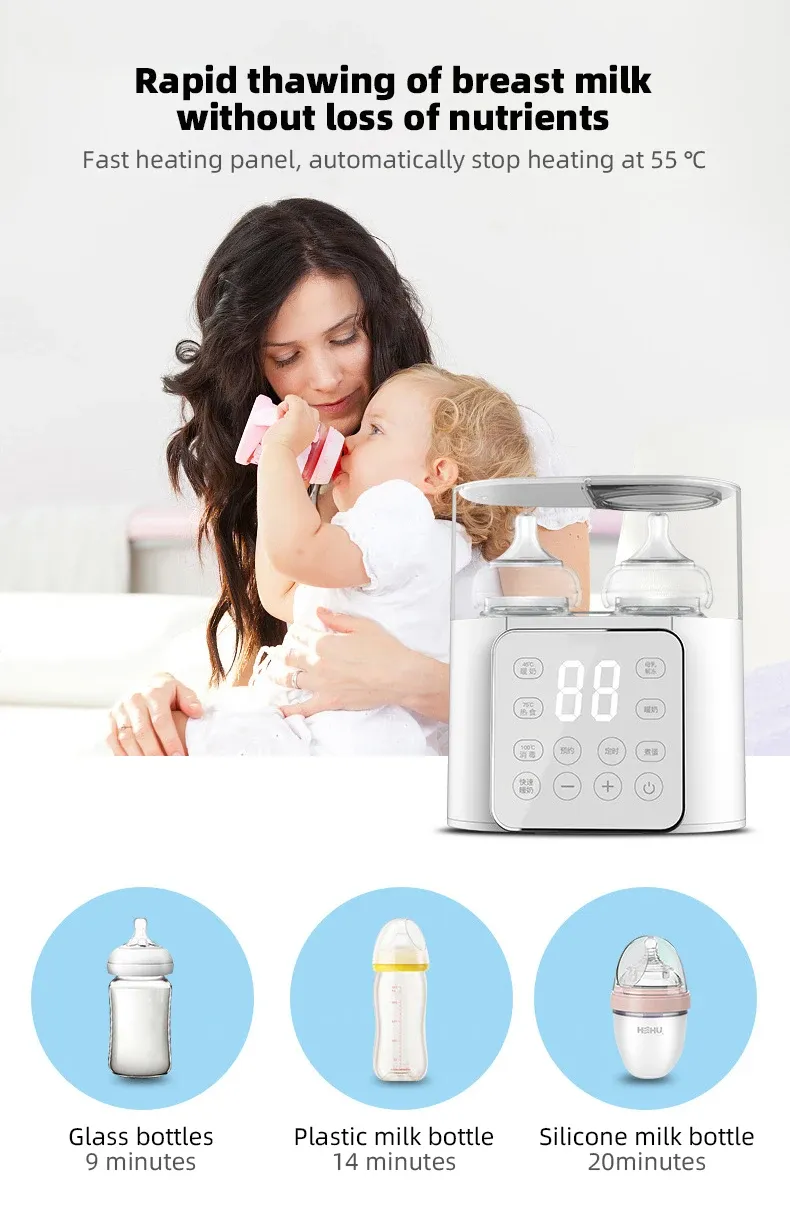 Multi-function Baby Bottle Warmer & Food Heater - Fast Sterilizer with Accurate Temperature Control for Milk & Baby Food showcase 4