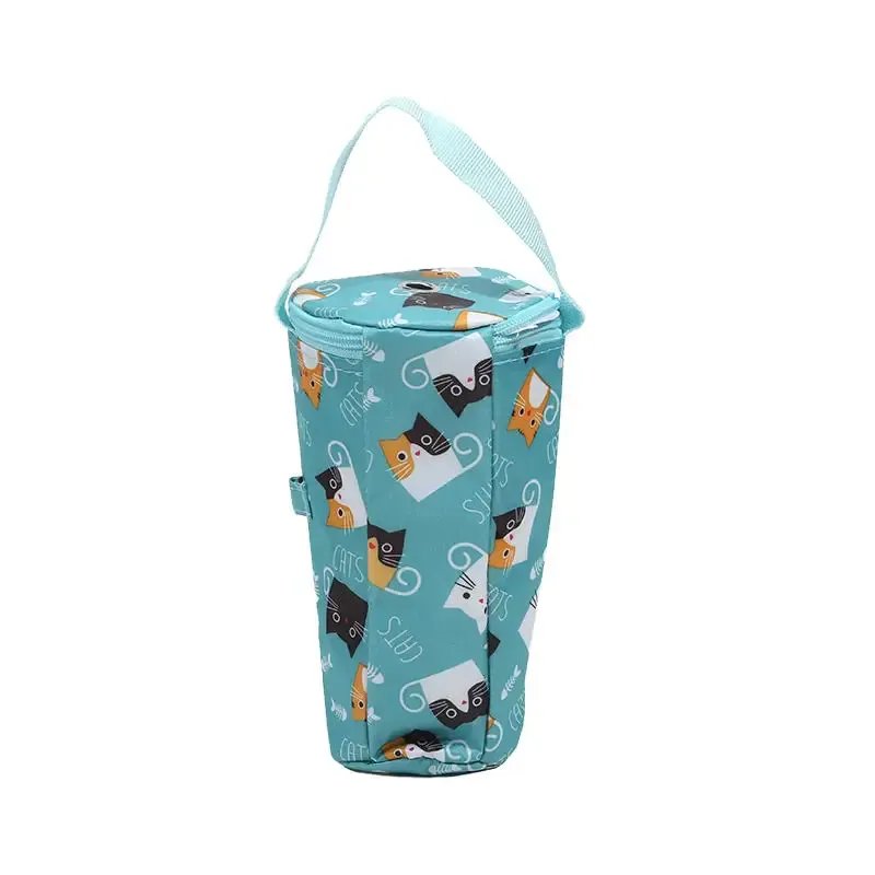 Cartoon Baby Milk Bottle Insulation Bag - Portable Waterproof Thermal Cooler Bag with Stroller Hook for On-the-Go Feeding showcase 24