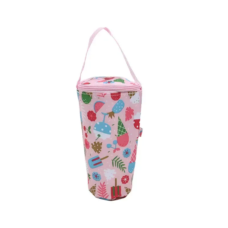 Cartoon Baby Milk Bottle Insulation Bag - Portable Waterproof Thermal Cooler Bag with Stroller Hook for On-the-Go Feeding showcase 28