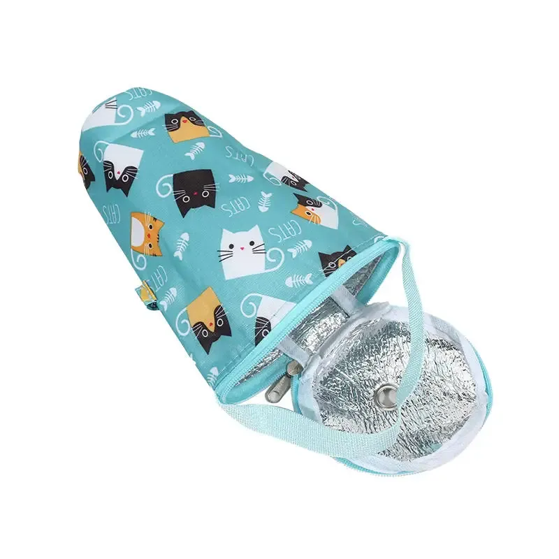 Cartoon Baby Milk Bottle Insulation Bag - Portable Waterproof Thermal Cooler Bag with Stroller Hook for On-the-Go Feeding showcase 26