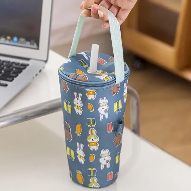 Cartoon Baby Milk Bottle Insulation Bag - Portable Waterproof Thermal Cooler Bag with Stroller Hook for On-the-Go Feeding showcase 15