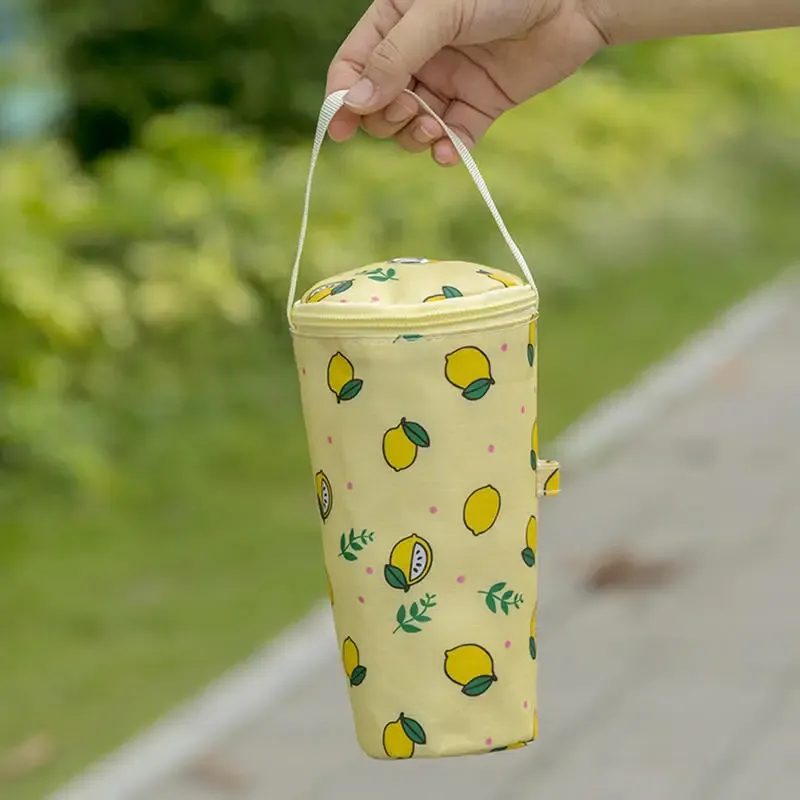 Cartoon Baby Milk Bottle Insulation Bag - Portable Waterproof Thermal Cooler Bag with Stroller Hook for On-the-Go Feeding showcase 8