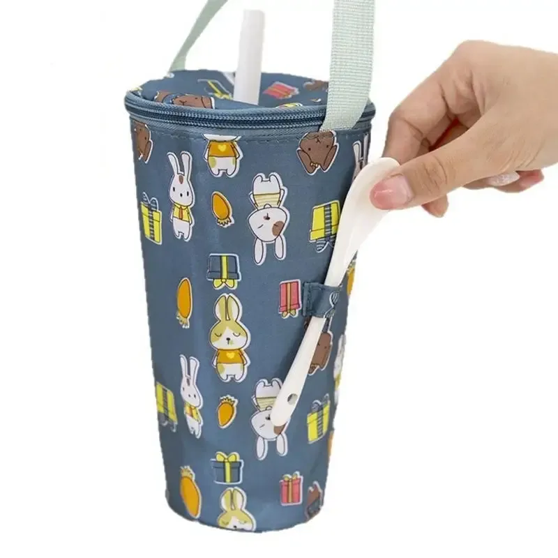 Cartoon Baby Milk Bottle Insulation Bag - Portable Waterproof Thermal Cooler Bag with Stroller Hook for On-the-Go Feeding showcase 18