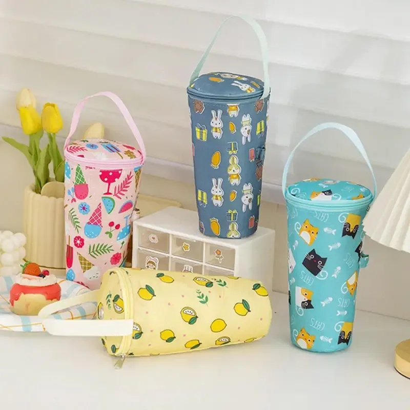 Cartoon Baby Milk Bottle Insulation Bag - Portable Waterproof Thermal Cooler Bag with Stroller Hook for On-the-Go Feeding showcase 5