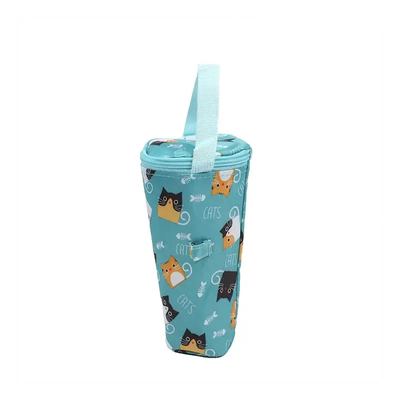 Cartoon Baby Milk Bottle Insulation Bag - Portable Waterproof Thermal Cooler Bag with Stroller Hook for On-the-Go Feeding showcase 23