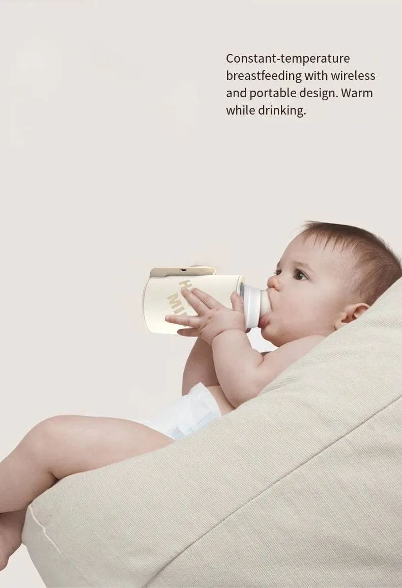 Smart USB Baby Bottle Warmer & Sterilizer Sleeve - Portable High-Capacity, Temperature Control for Newborns on the Go showcase 4