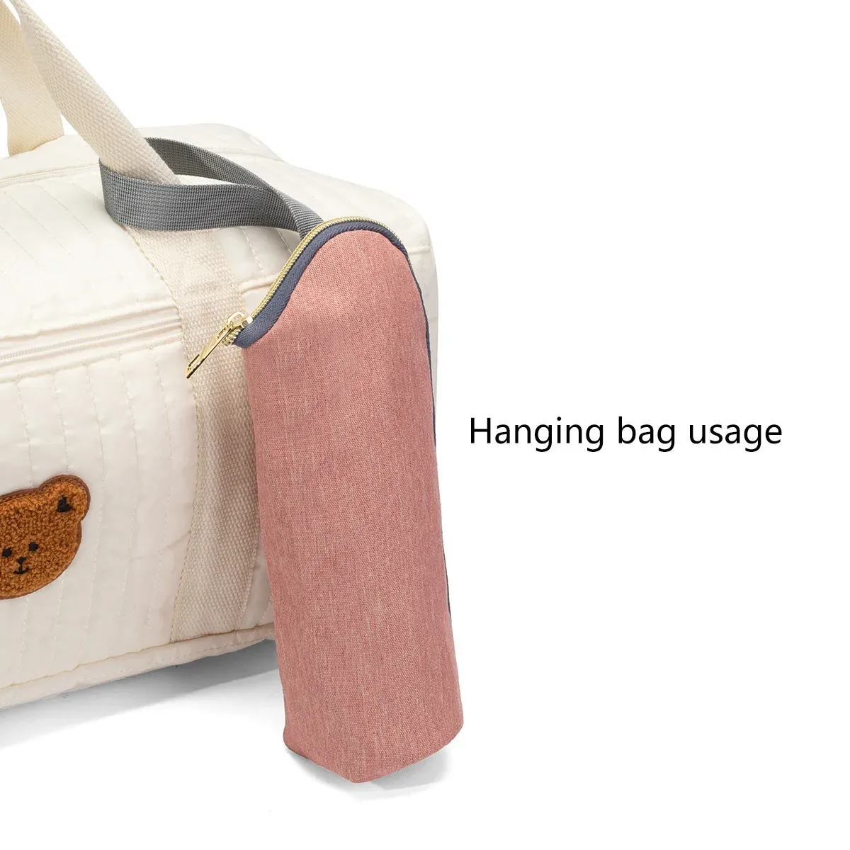 Portable Baby Bottle Warmer Insulation Bag - Thermal Stroller Hanging Pouch for Milk Feeding, Aluminum Mold Holder for On-the-Go Parents showcase 5