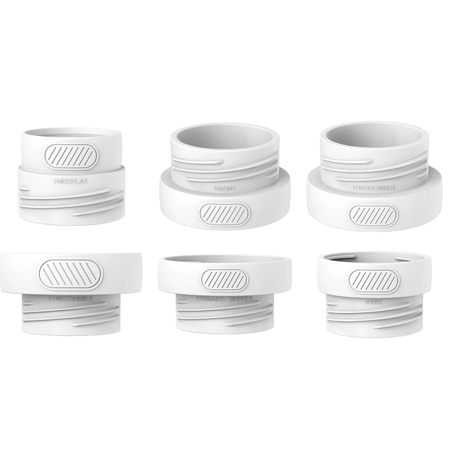 Portable Baby Bottle Warmer Adapter Set - Compatible with Tommee Tippee, NUK, Dr. Brown, Medela, MAM, Twistshake - USB Powered, Leak-Proof, 4 Temperature Settings for Travel & Outdoor Use thumbnail 2