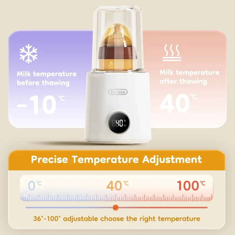 MAMIJOY Baby Bottle Warmer N22: Multi-Function Food Heater & Sterilizer with Accurate 36-100°C Temperature Control for Milk and Baby Food thumbnail 2
