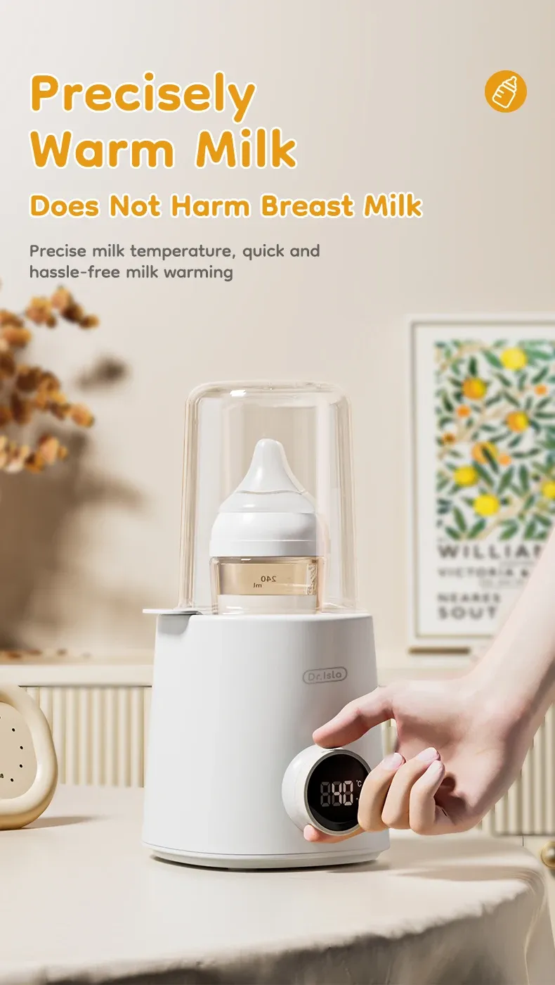 MAMIJOY Baby Bottle Warmer N22: Multi-Function Food Heater & Sterilizer with Accurate 36-100°C Temperature Control for Milk and Baby Food showcase 4