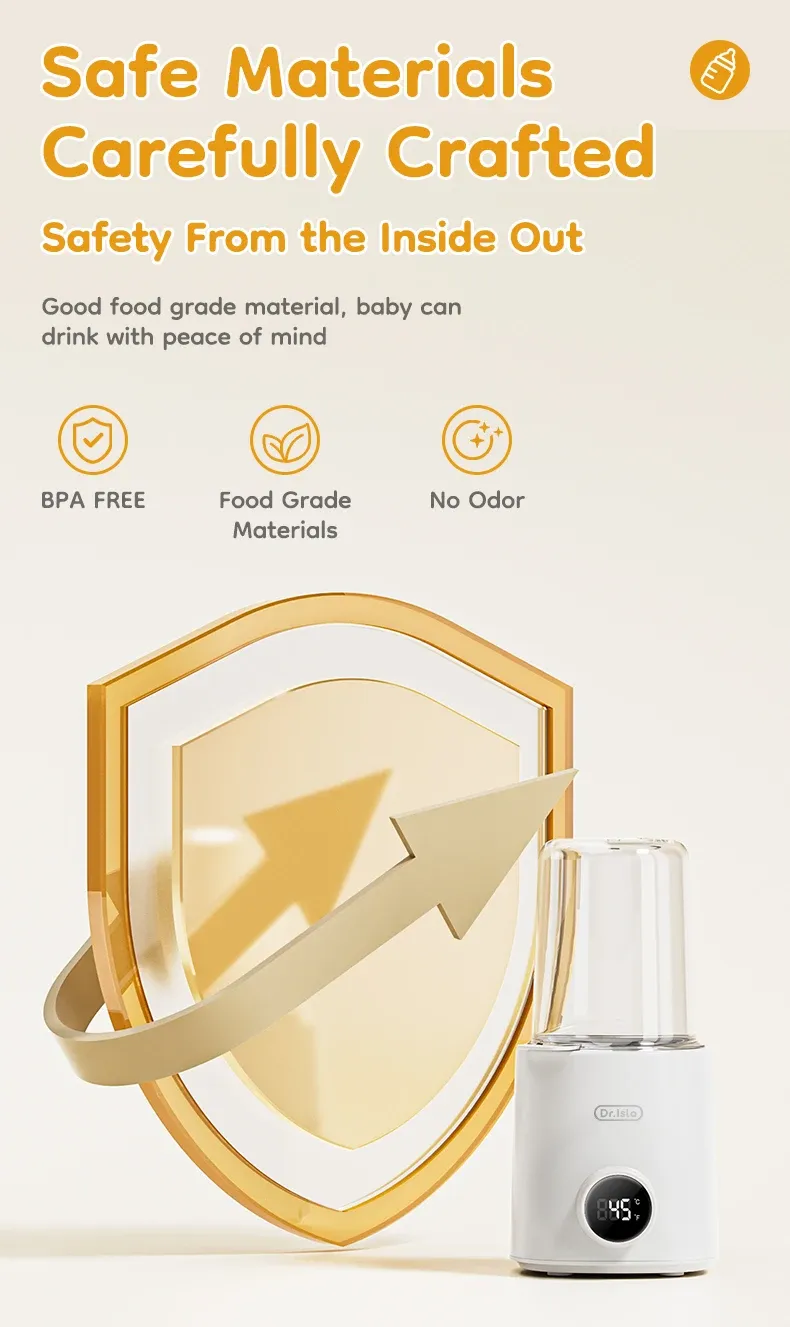 MAMIJOY Baby Bottle Warmer N22: Multi-Function Food Heater & Sterilizer with Accurate 36-100°C Temperature Control for Milk and Baby Food showcase 3