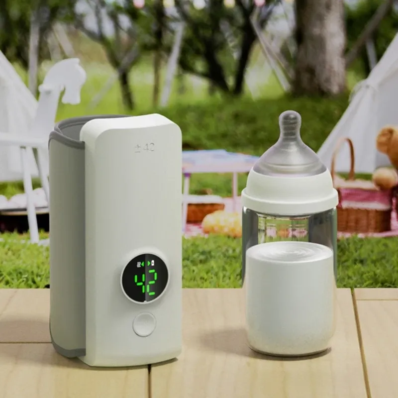 Cordless Portable Baby Bottle Warmer - Travel Essential for Parents, Quick Warming, Insulated Fabric, Leak-Proof Design, Fits Various Bottle Sizes showcase 7