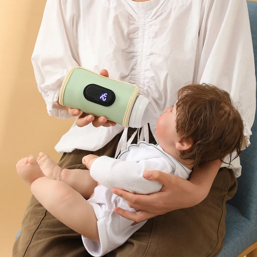 Portable USB Baby Bottle Warmer for Car and Travel, Multifunctional Milk Heater for Outdoor Nursing Accessories thumbnail 1